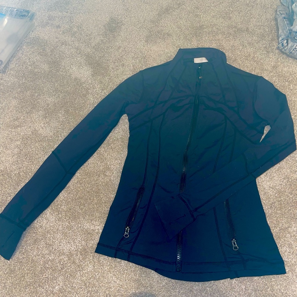 Lululemon black full zip define jacket